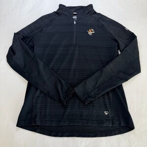 Philadelphia Golf & Cricket Club 1/4 Zip Womens Straight Down Black Pullover